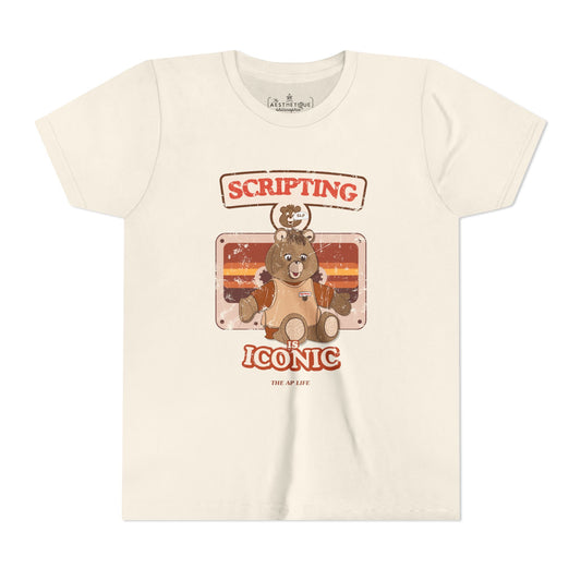 Scripting is Iconic - GLP - Teddy RecSpin - Youth Unisex Jersey Tee