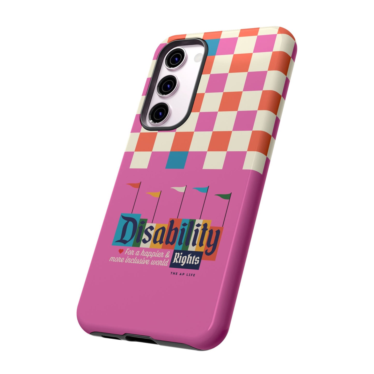 Disability Rights for a Happier & More Inclusive World - Android Phone Case for Google Pixel & Samsung Phones
