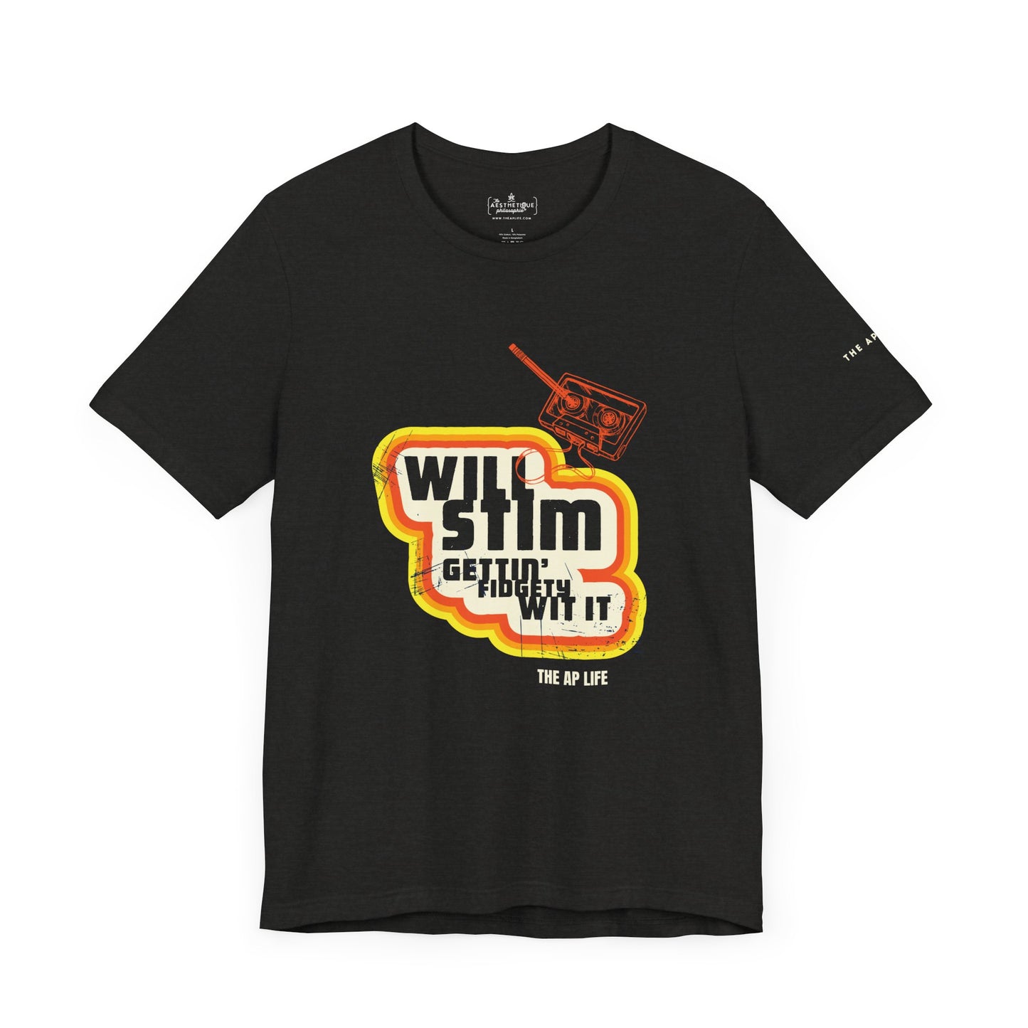 Will Stim Gettin' Fidgety Wit It - Adult Unisex Jersey Short Sleeve Tee