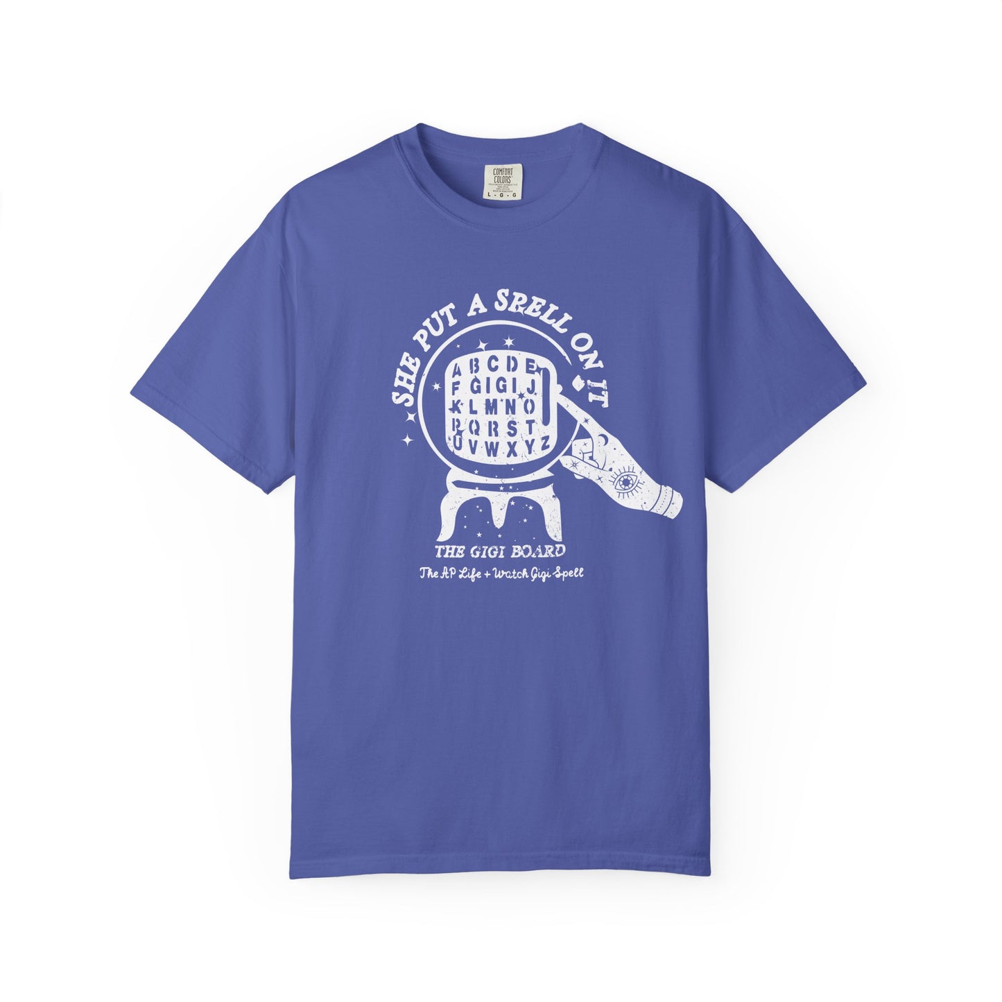 She Put a Spell on it - The Gigi Board - Adult Unisex Tee - Watch Gigi Spell Fundraiser