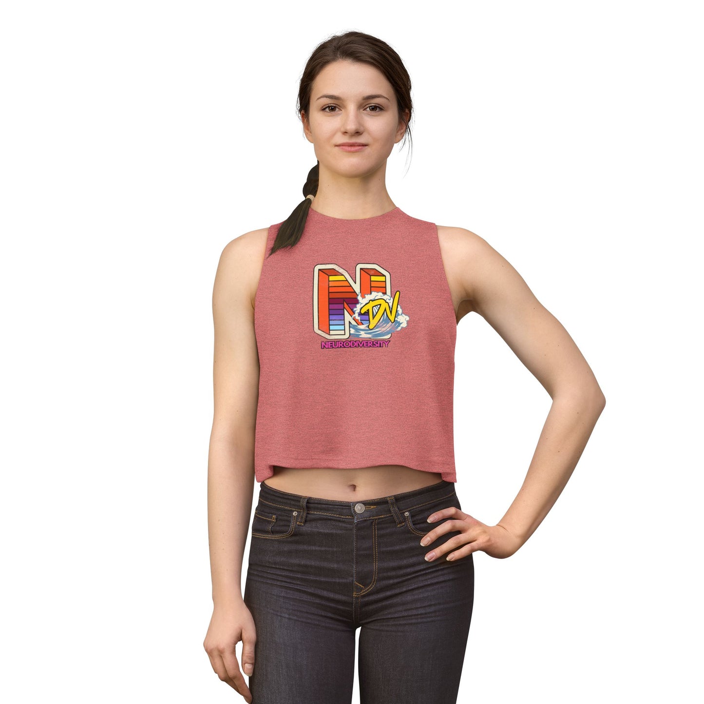 NDV - Neurodiversity - Women's Cropped Tank Top
