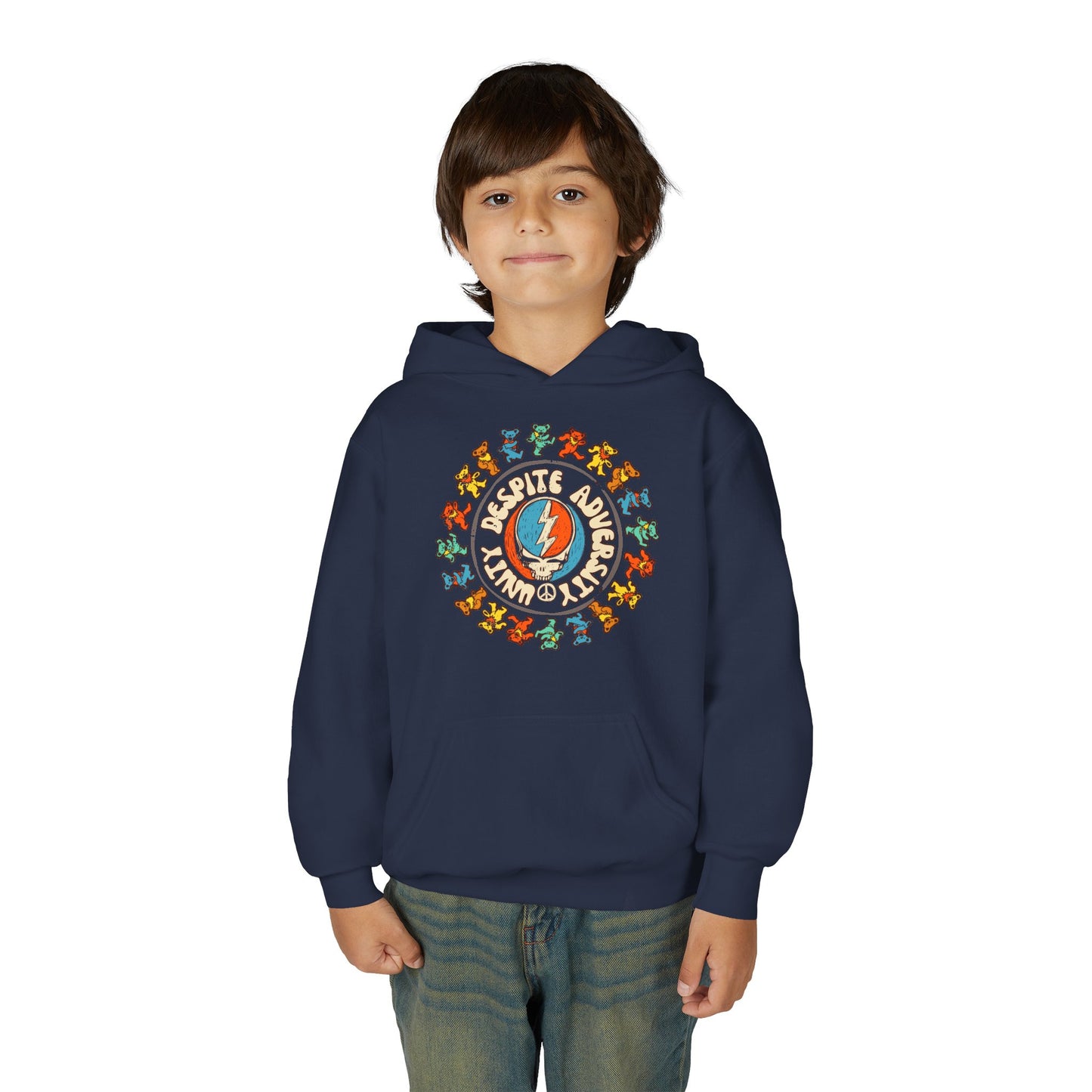 Unity Despite Adversity - Youth Heavy Blend Hooded Sweatshirt