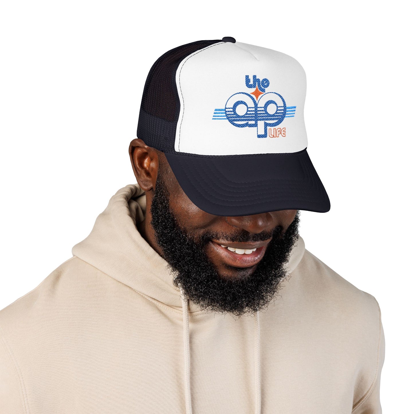 The AP Life - Adult Unisex Foam Trucker Hat (Embroidered)