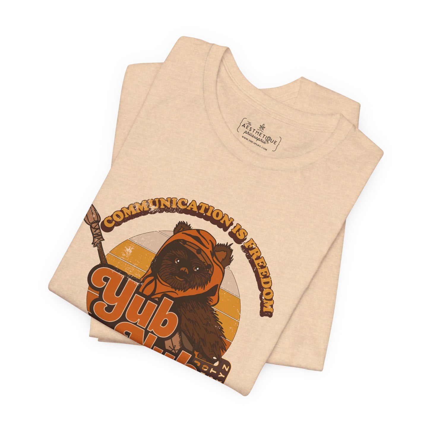 Communication is Freedom - Yub Nub - S2C - Adult Unisex Jersey Short Sleeve Tee