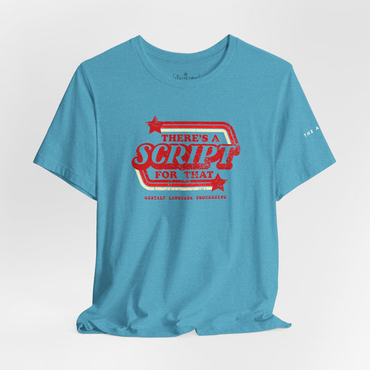 Vintage Script Graphic Tee - Perfect for Casual Wear