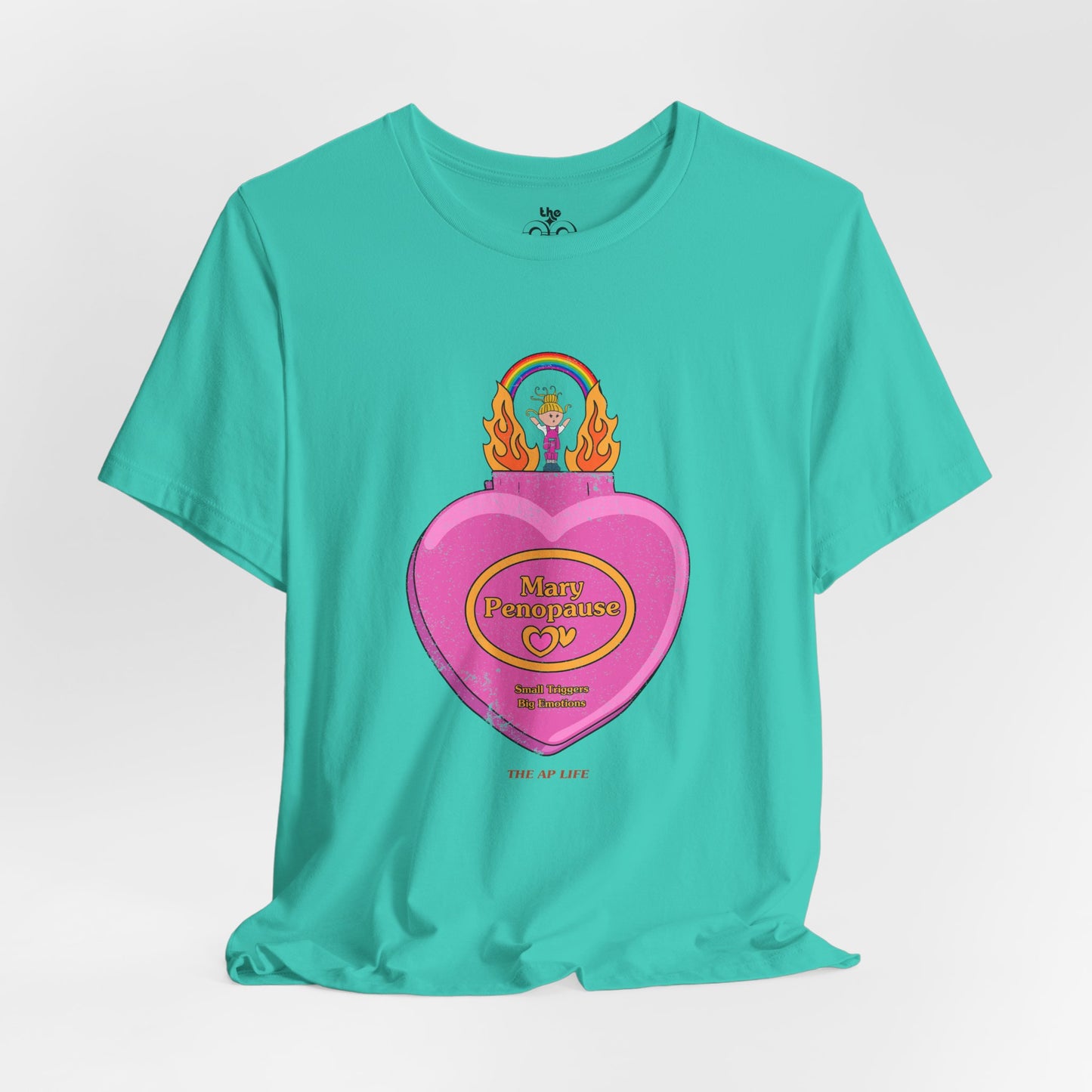 Mary Penopause - Small Triggers, Big Emotions - Adult Unisex Jersey Short Sleeve Tee