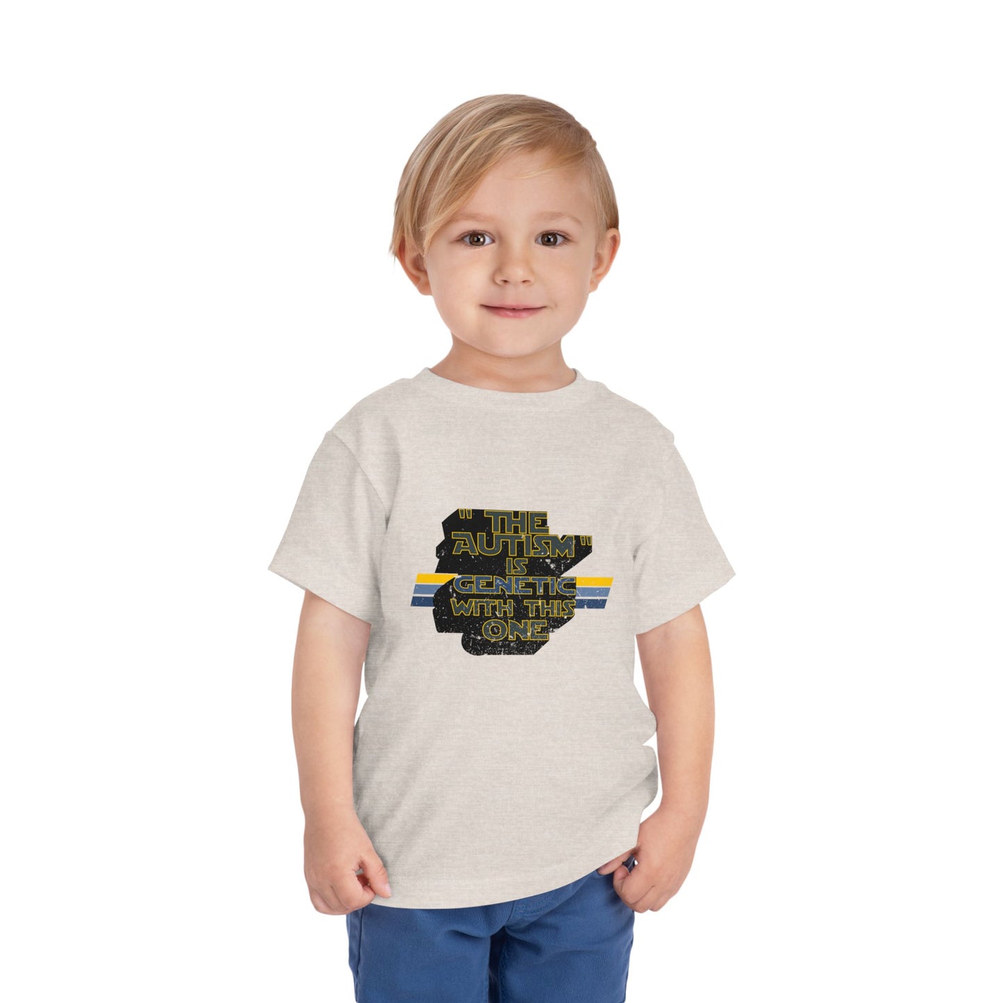 "The Autism" is Genetic with This One - Toddler Unisex Tee