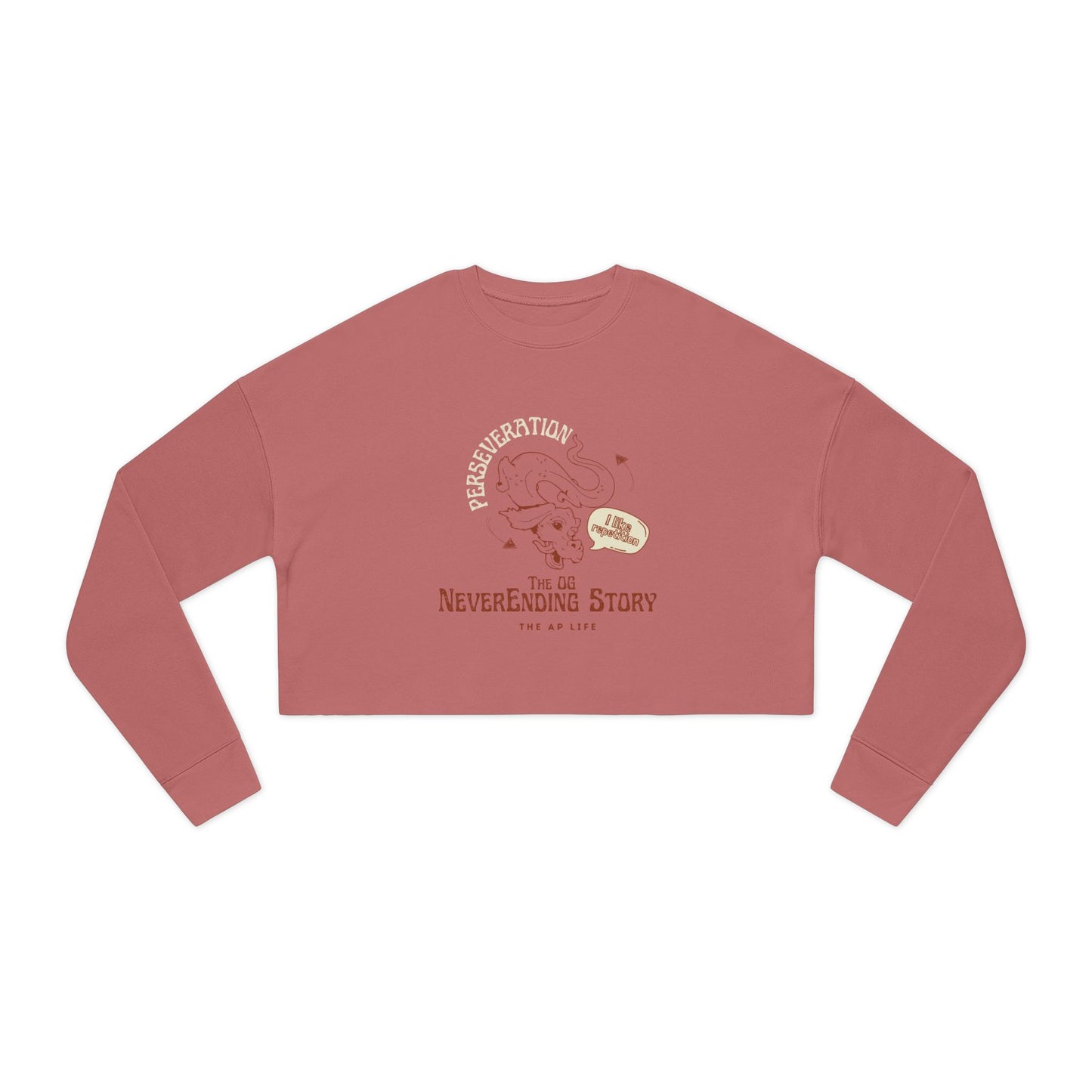 Perseveration - The OG Neverending Story - Women's Cropped Sweatshirt