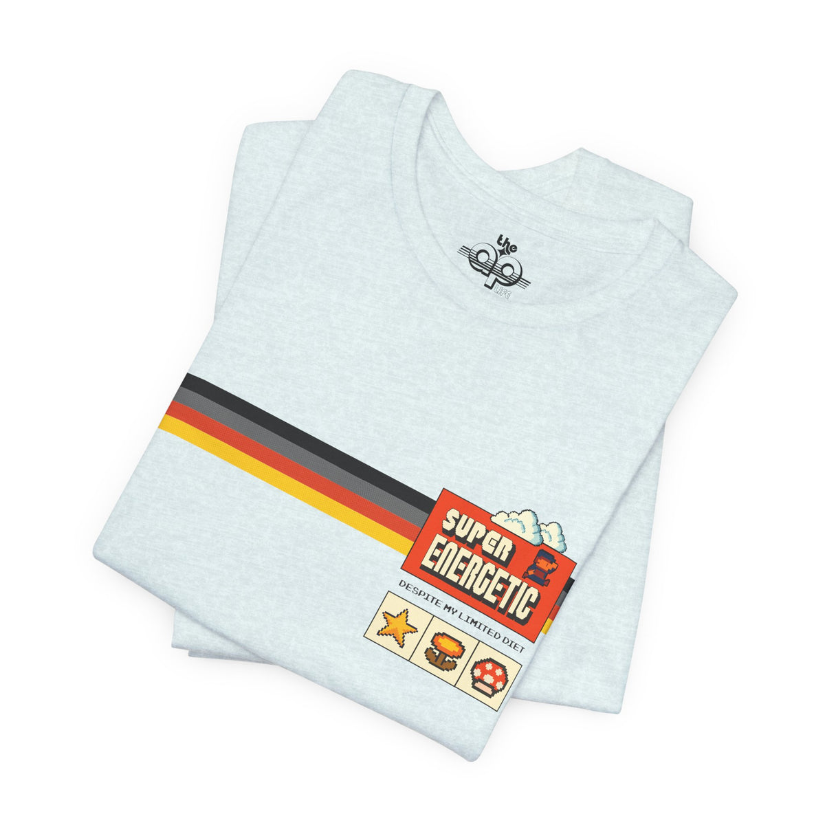 Super Energetic Despite My Limited Diet - Adult Unisex Jersey Short Sleeve Tee
