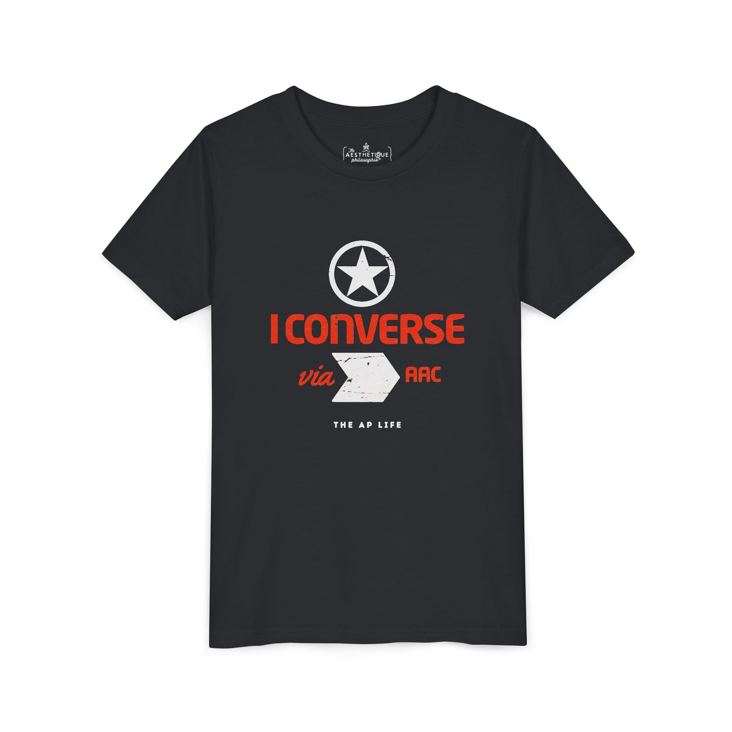 I Converse Via AAC - Youth Unisex Jersey Tee