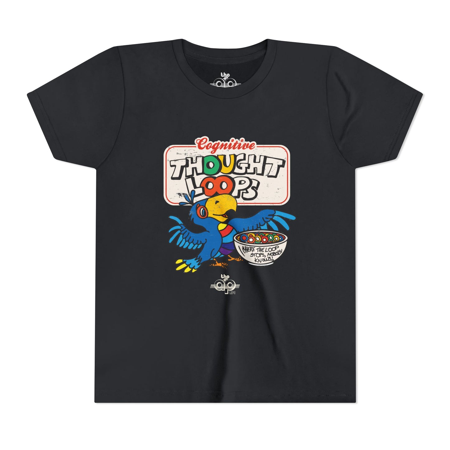 Cognitive Thought Loops - Where the Loop Stops, Nobody Knows - Unisex Youth Short Sleeve Tee