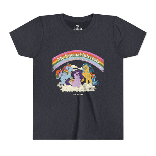 My Special Interests are my Favorite Escape - Youth Unisex Short Sleeve Tee