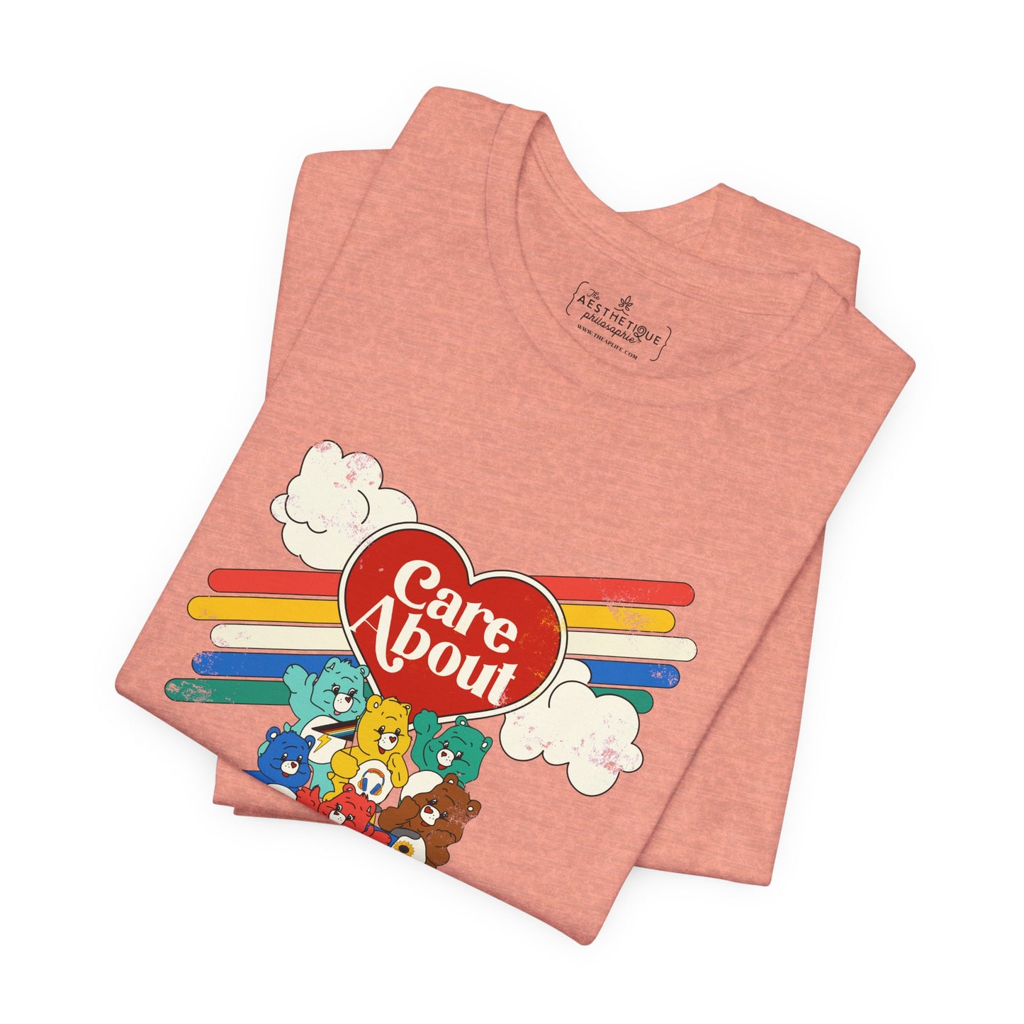 Care About Disability Rights - Retro 80s Vibe - Unisex Jersey Short Sleeve Tee