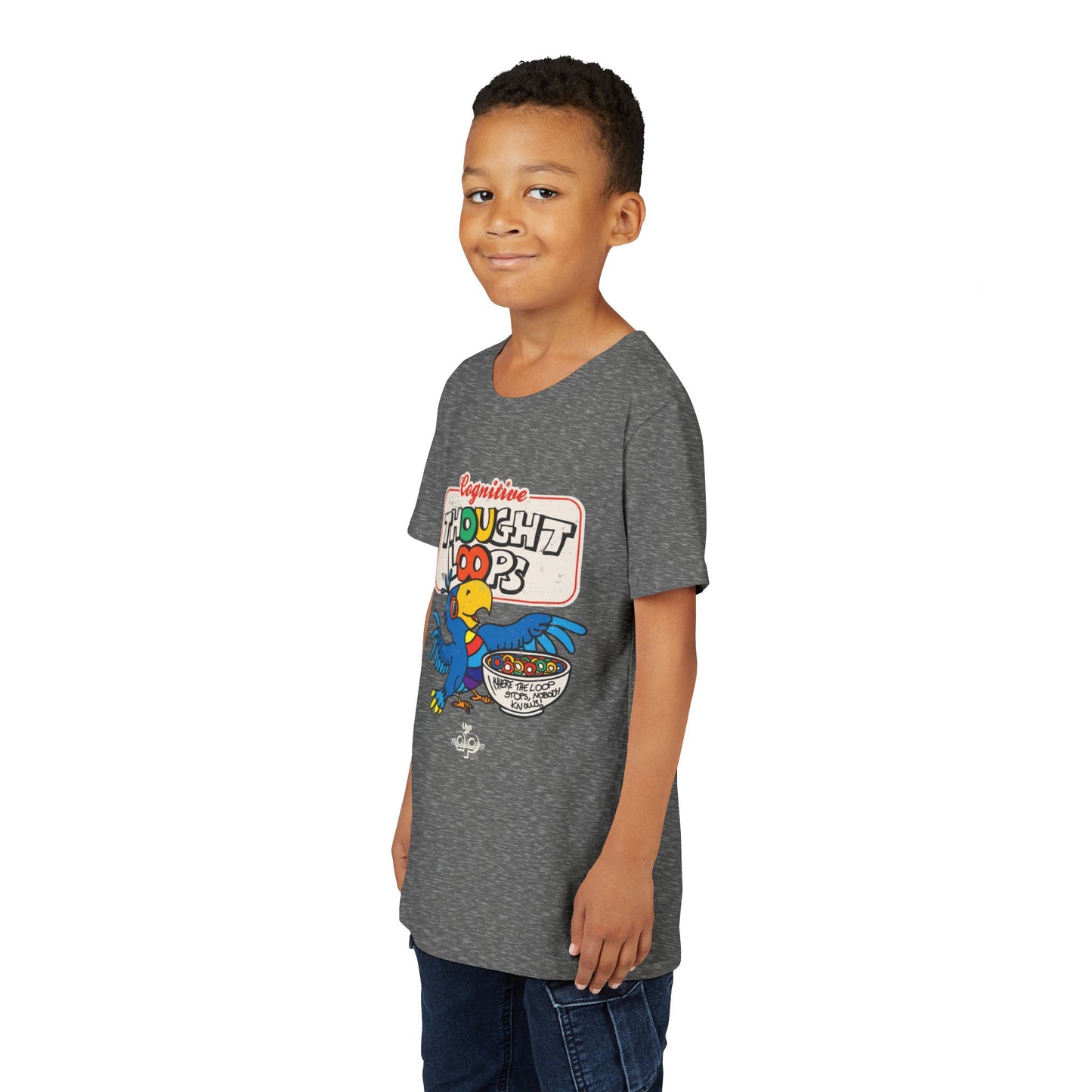 Cognitive Thought Loops - Where the Loop Stops, Nobody Knows - Unisex Youth Short Sleeve Tee