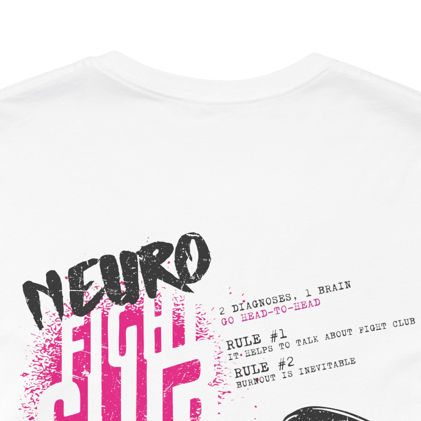 Neuro Fight Club - AuDHD - Patrick Casale - Adult Unisex Jersey Tee (Ships Internationally)