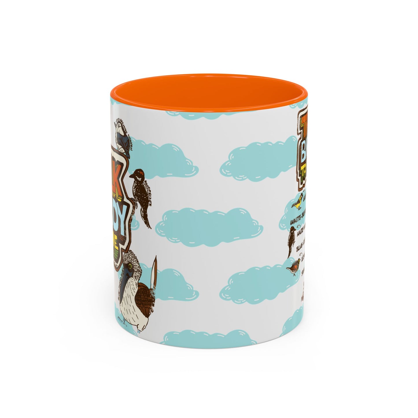 Talk Birdy to Me - Accent Coffee Mug (11, 15oz)