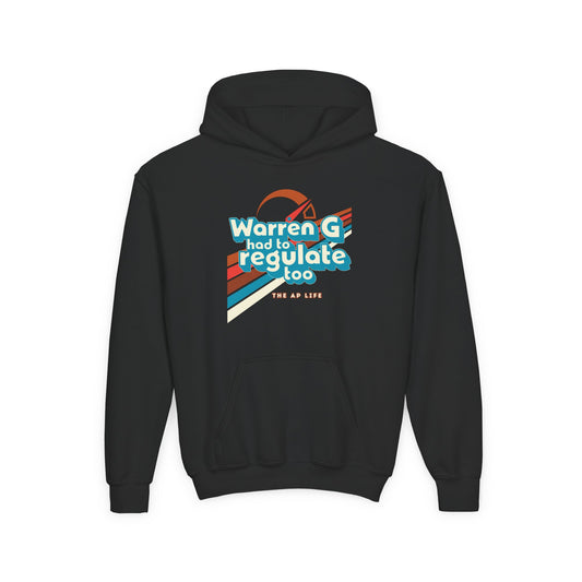 Warren G Had to Regulate Too - Youth Heavy Blend Hooded Sweatshirt
