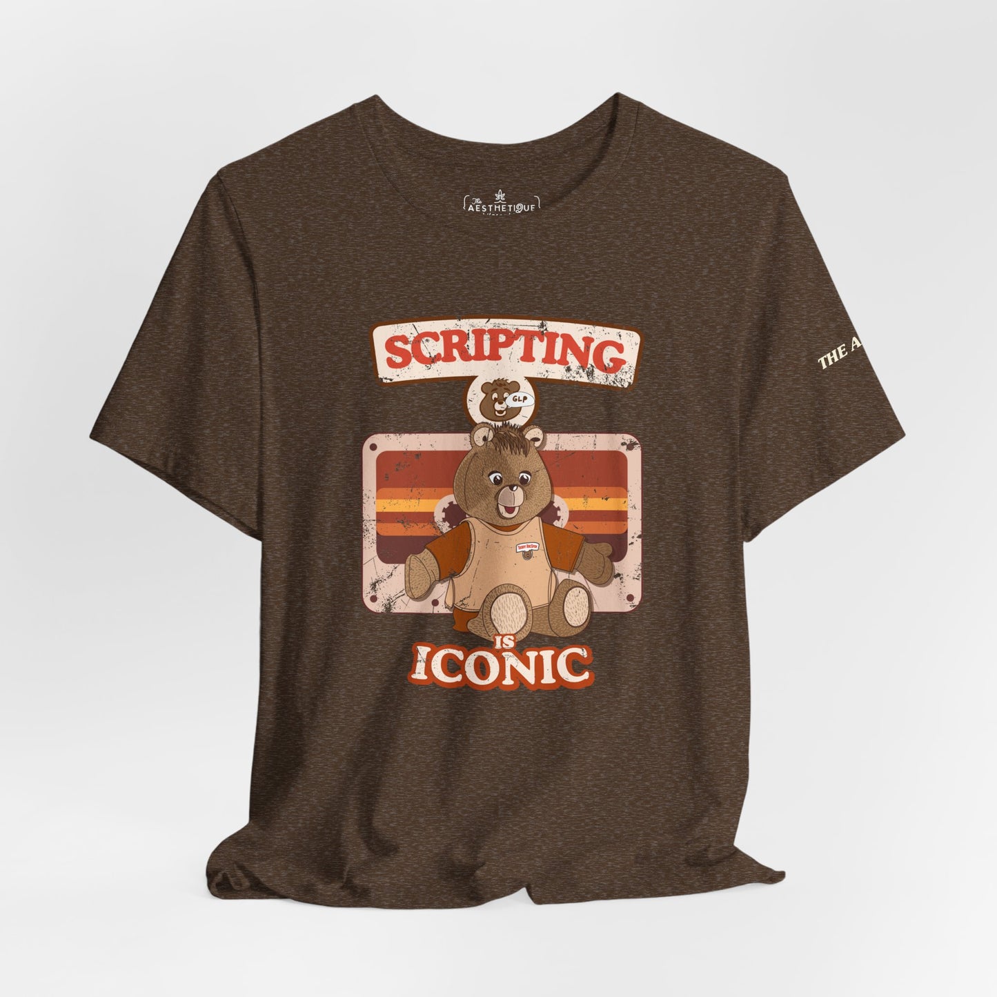 Scripting is Iconic - GLP - Teddy RecSpin - Adult Unisex Jersey Tee