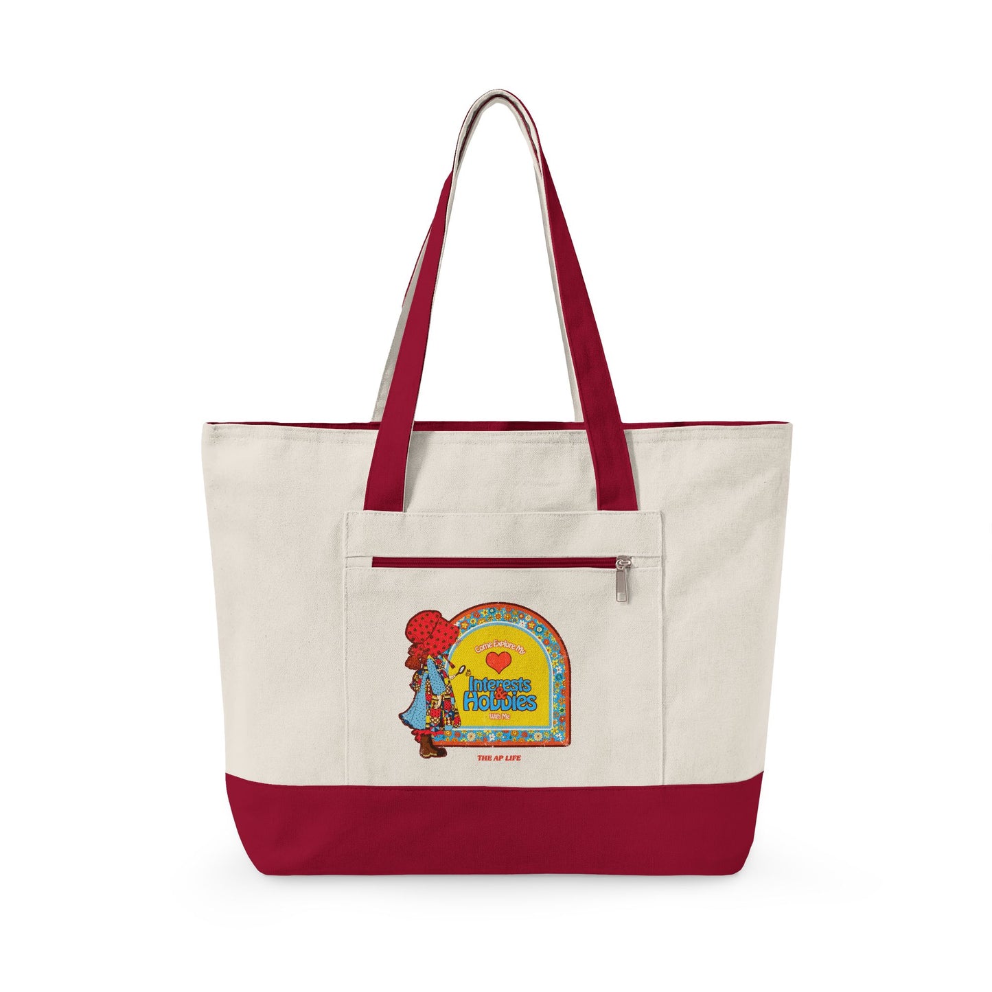 Come Explore My Interests & Hobbies With Me - Zippered Canvas Tote