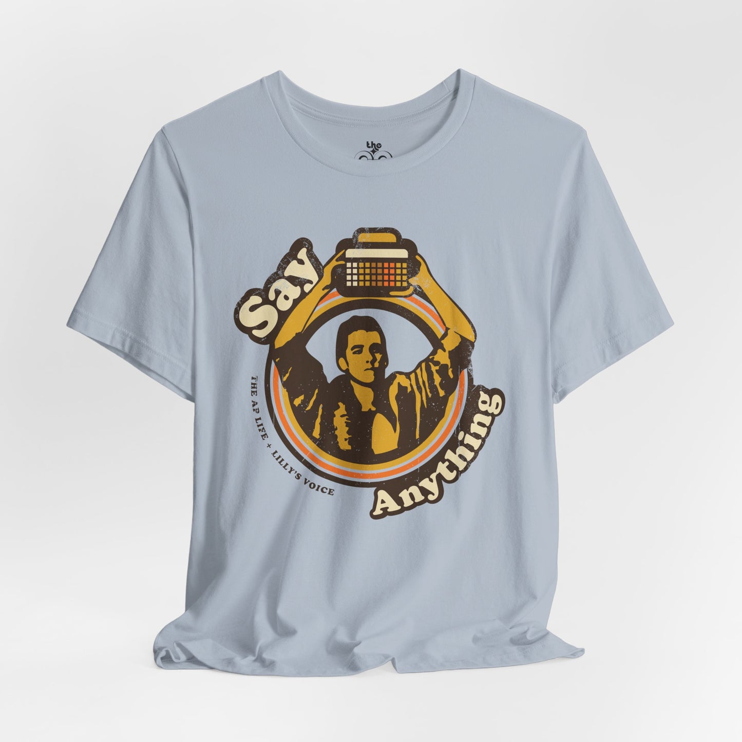 Say Anything AAC - Lilly's Voice Collab - Adult Unisex Jersey Short Sleeve Tee