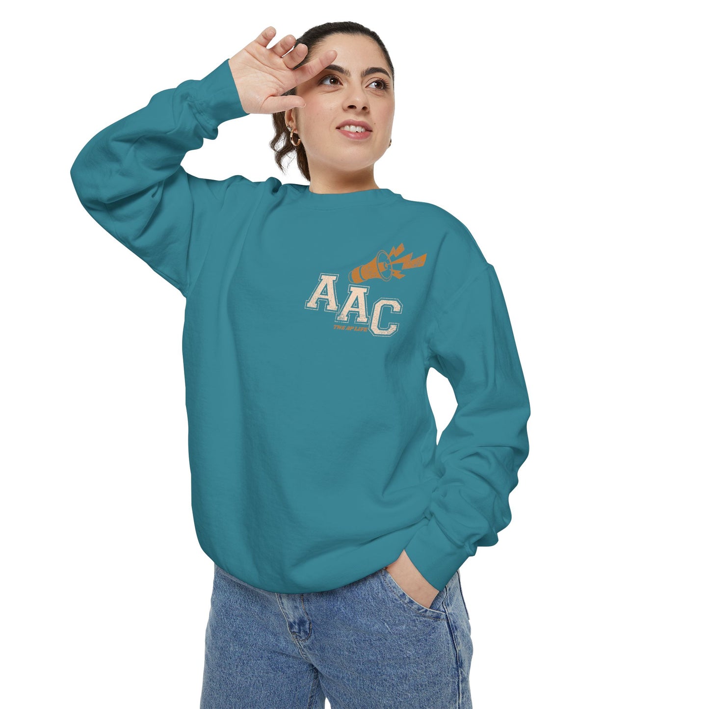AAC Supports Team Enthusiast - Communication for the Win - Adult Unisex Sweatshirt
