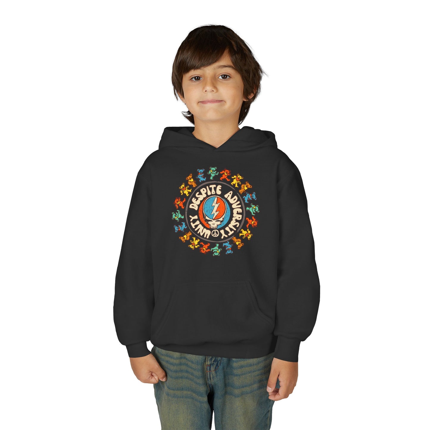 Unity Despite Adversity - Youth Heavy Blend Hooded Sweatshirt