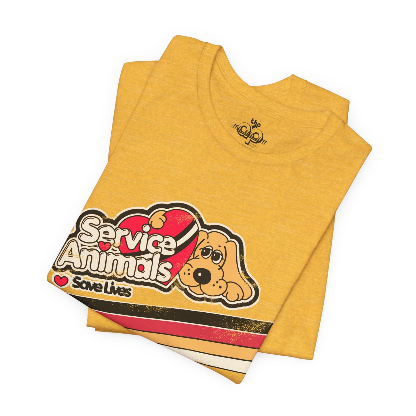 Service Animals Save Lives - Adult Unisex Jersey Short Sleeve Tee