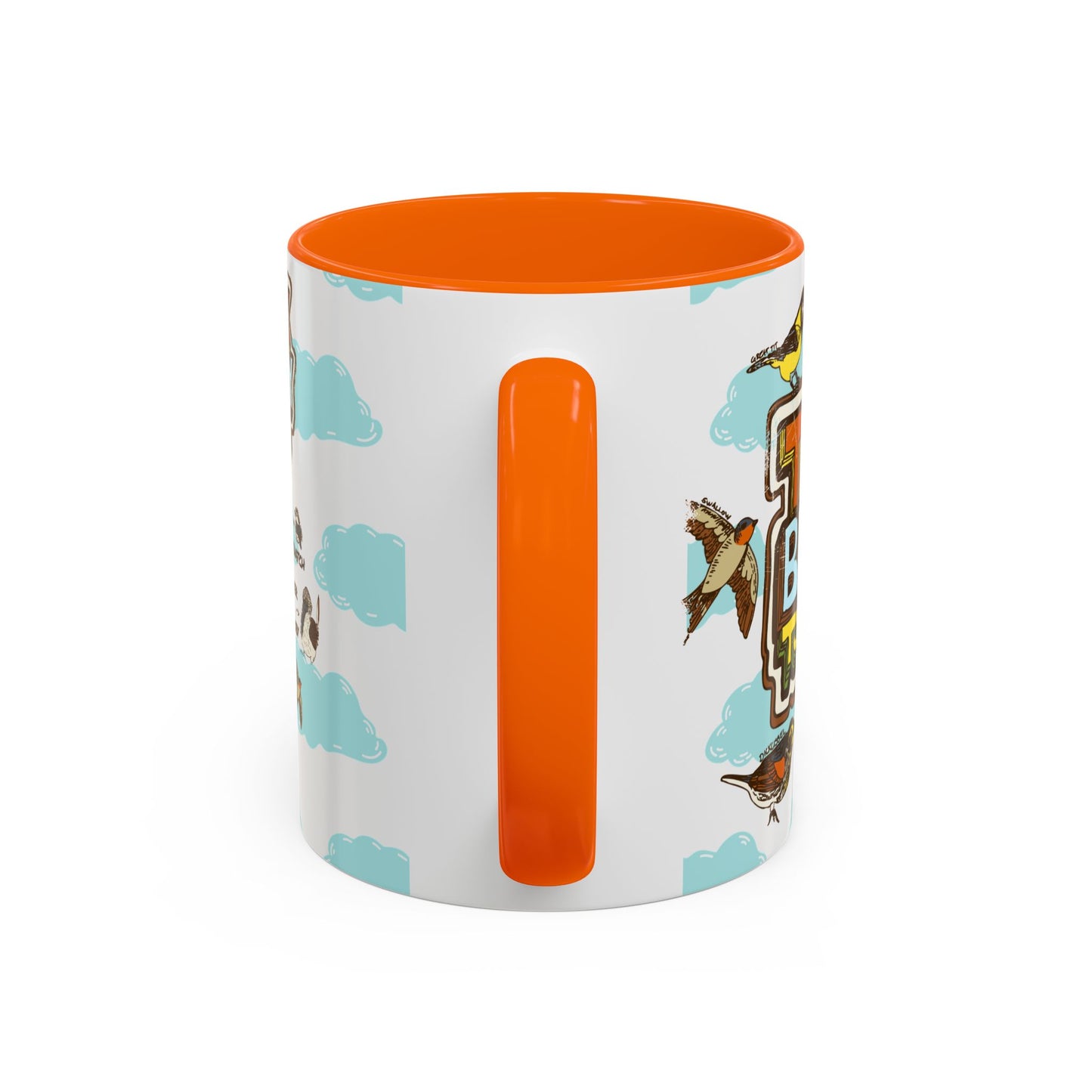 Talk Birdy to Me - Accent Coffee Mug (11, 15oz)
