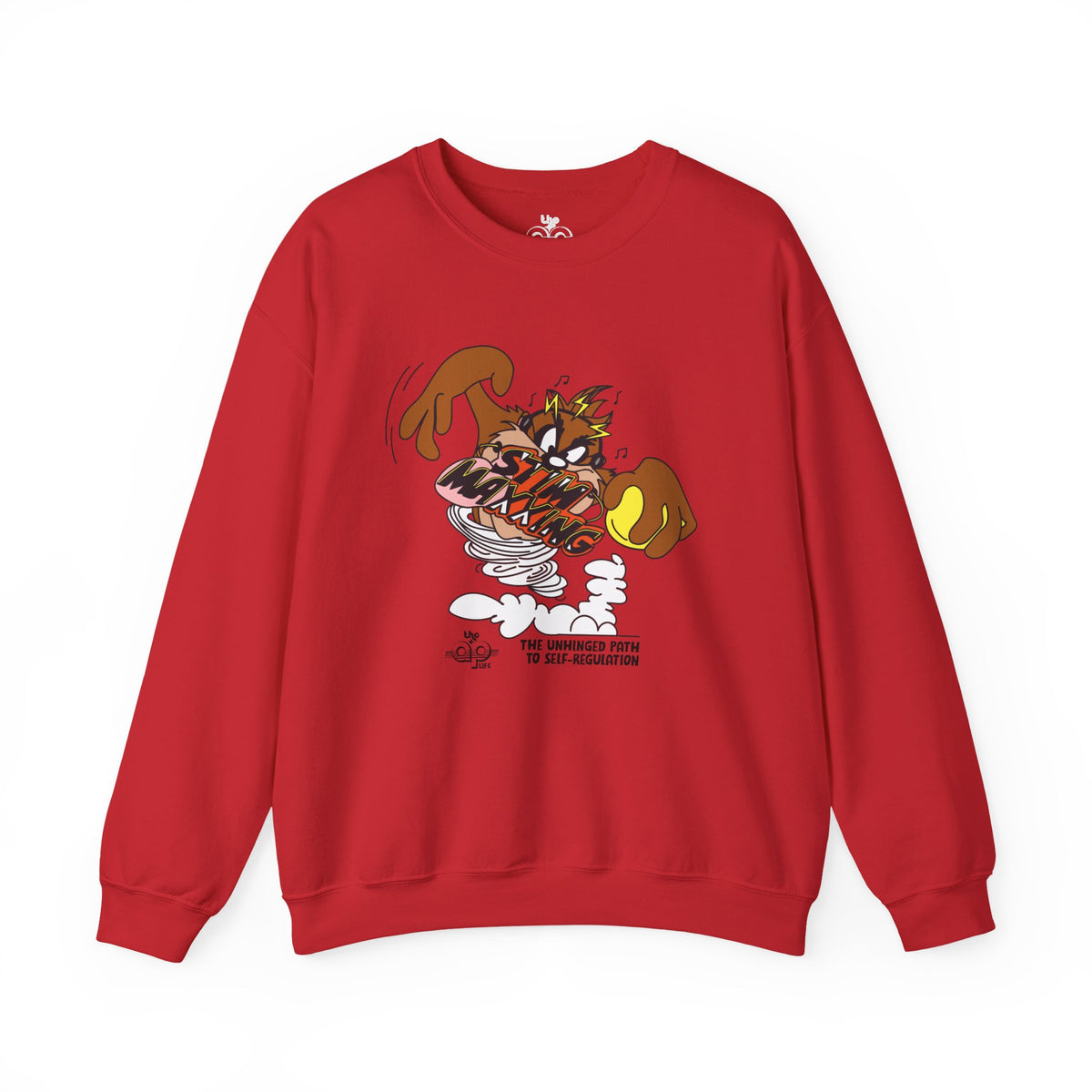 Stim-Maxxing - The Unhinged Path to Self-Regulation - Adult Unisex Heavy Blend™ Crewneck Sweatshirt