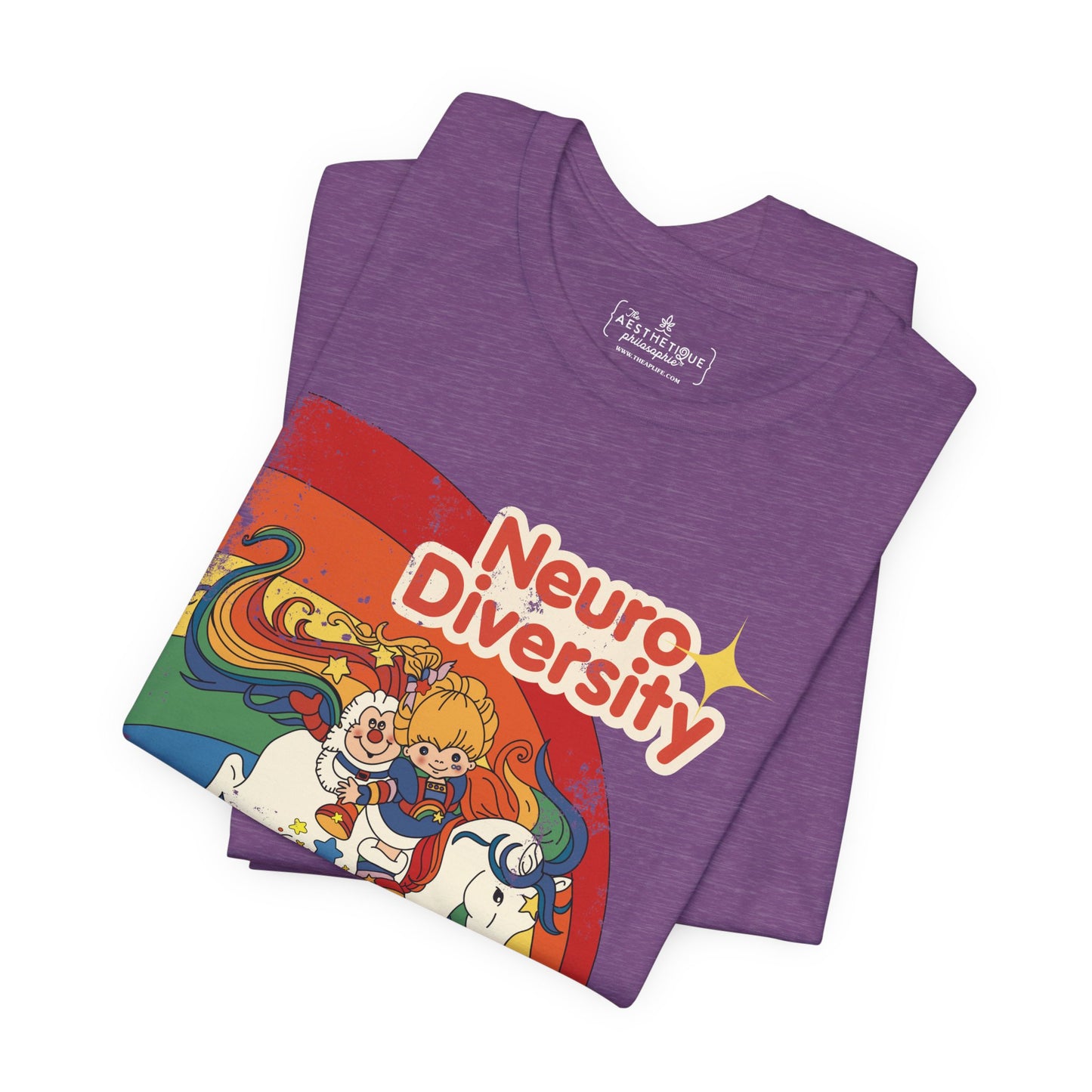 Neurodiversity Spreads Color to the Earth - Adult Unisex Jersey Short Sleeve Tee