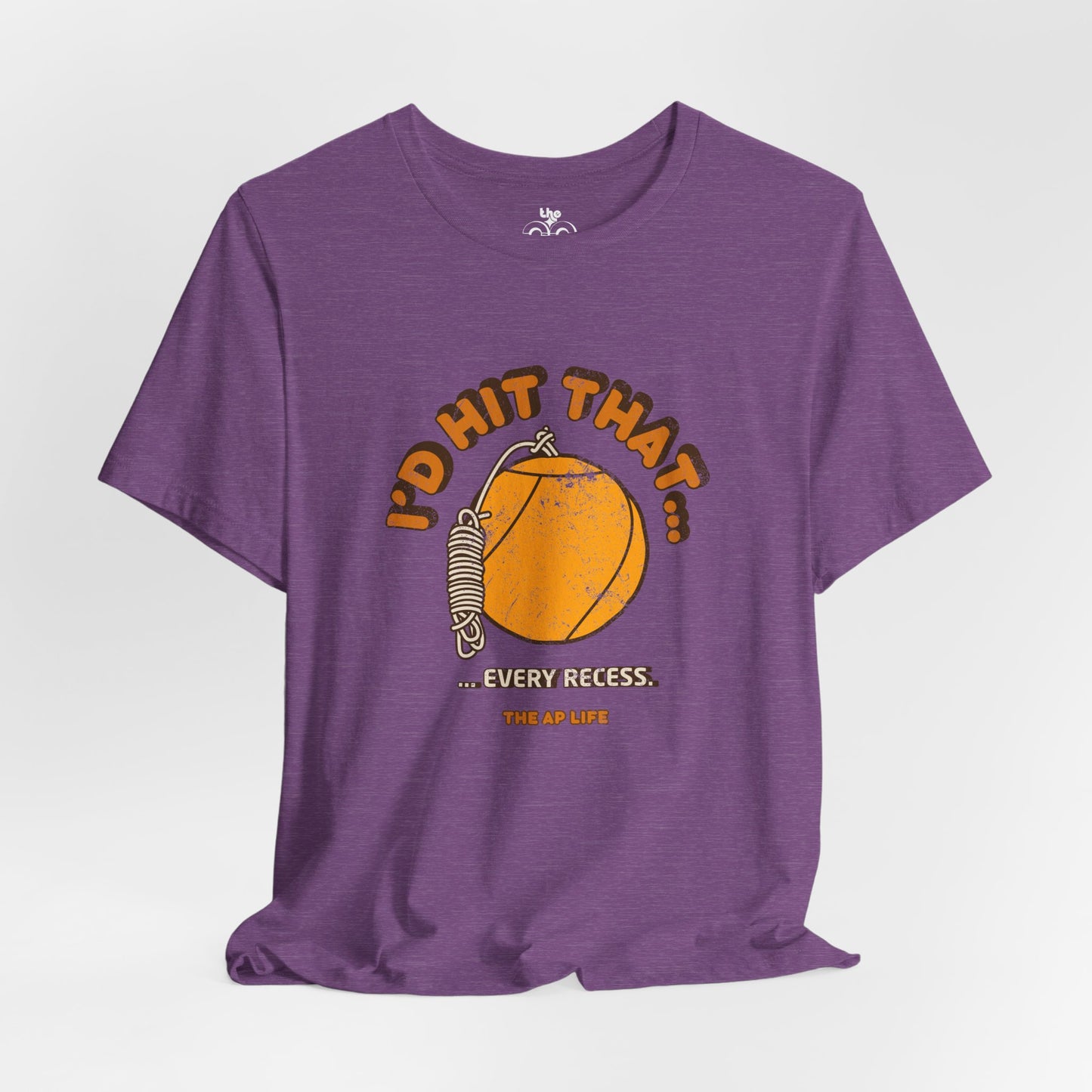 I'd Hit That Every Recess - Adult Unisex Jersey Short Sleeve Tee