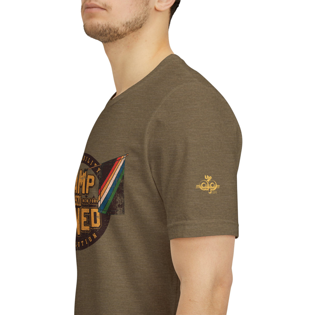 Camp Jened 1971 - A Disability Revolution - Adult Unisex Jersey Short Sleeve Tee