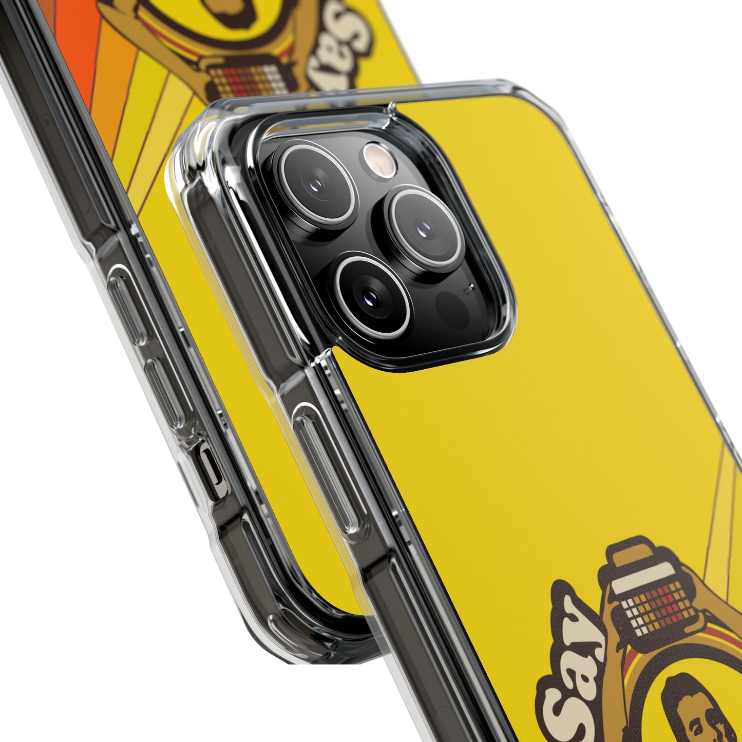 Say Anything - AAC - Lilly's Voice + The AP Life Collab - MagSafe® Clear Impact Case for iPhone
