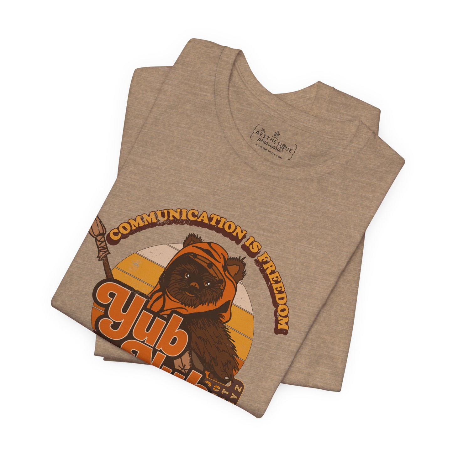 Communication is Freedom - Yub Nub - S2C - Adult Unisex Jersey Short Sleeve Tee