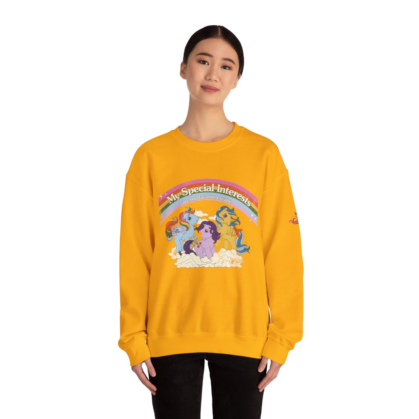 My Special Interests are my Favorite Escape - Adult Unisex Heavy Blend™ Crewneck Sweatshirt
