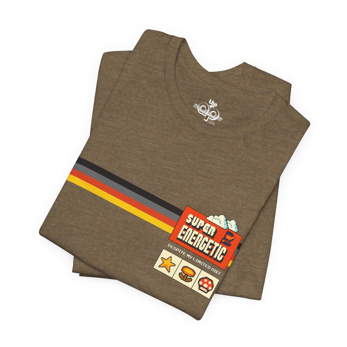 Super Energetic Despite My Limited Diet - Adult Unisex Jersey Short Sleeve Tee