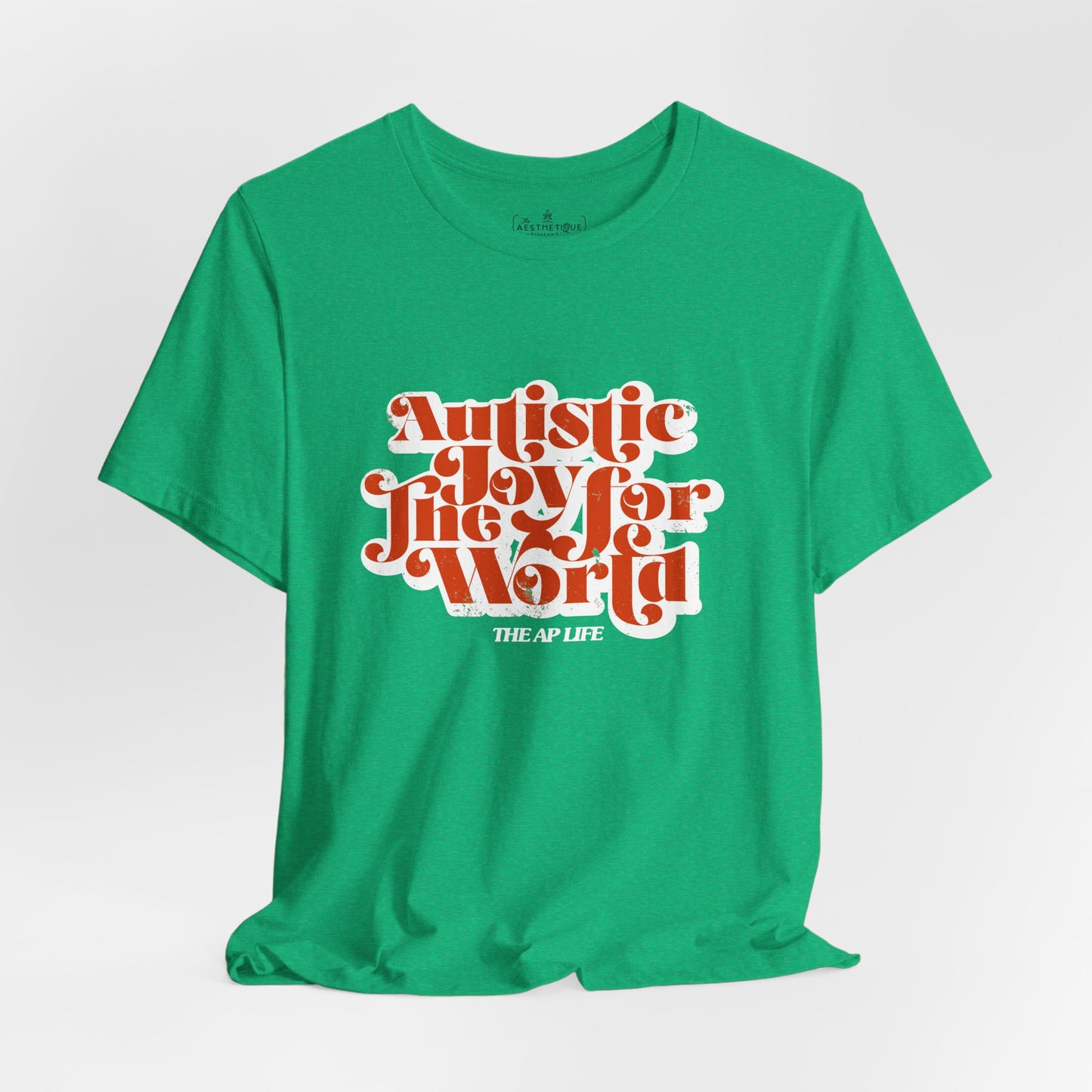 Autistic Joy for the World - Seasonal Style - Unisex Jersey Short Sleeve Tee