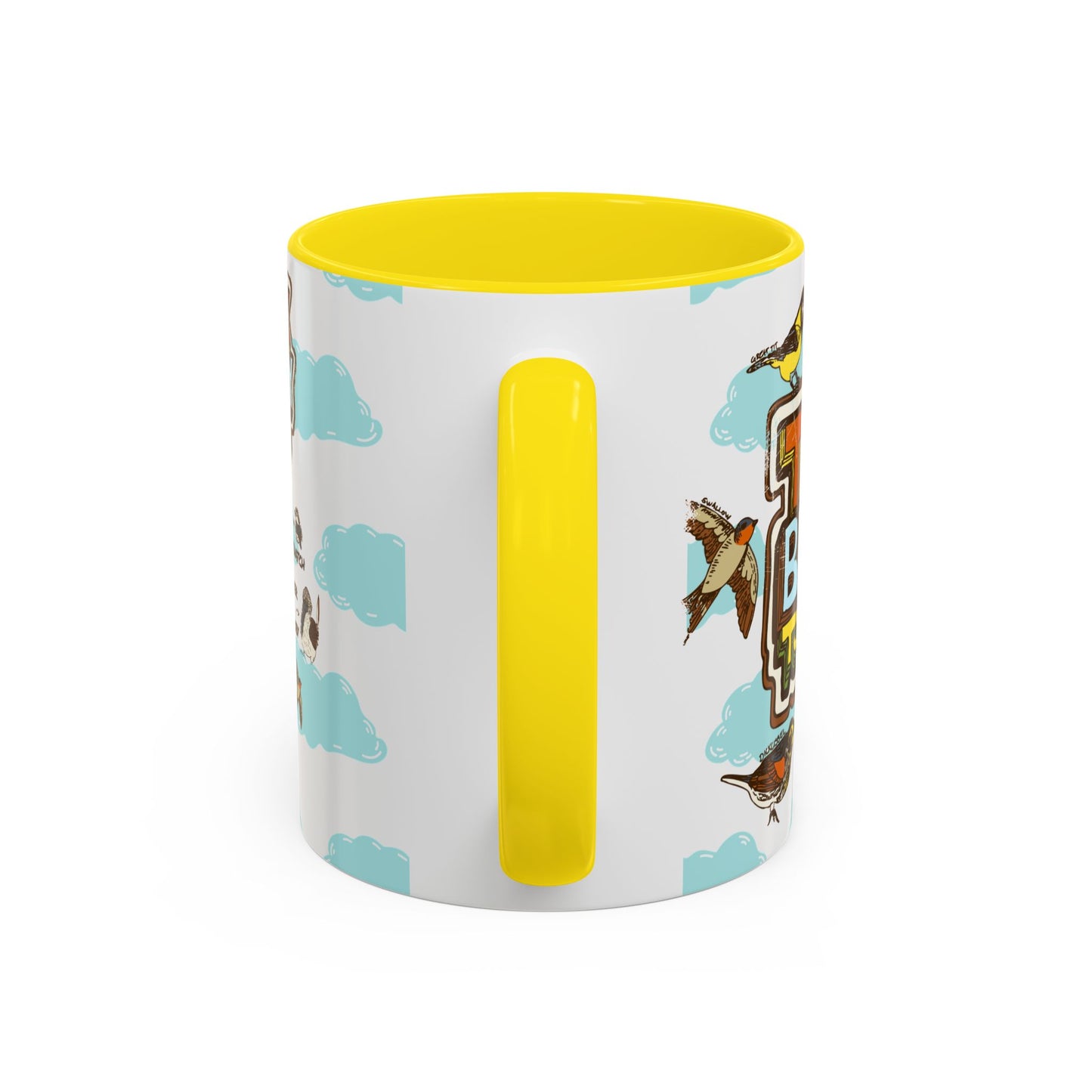 Talk Birdy to Me - Accent Coffee Mug (11, 15oz)