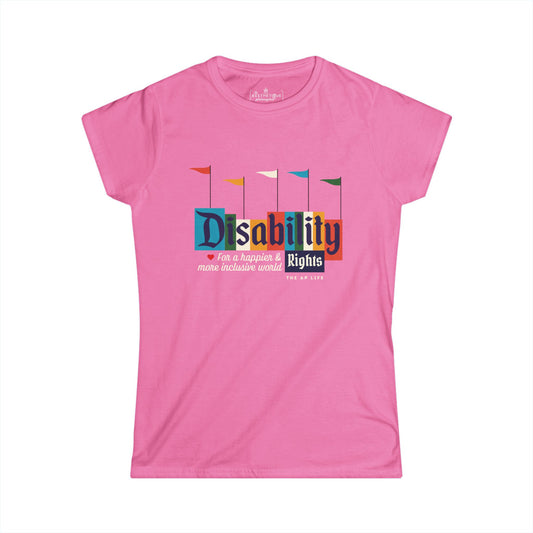 Disability Rights For A Happier & More Inclusive World - Women's Semi-Fitted Tee