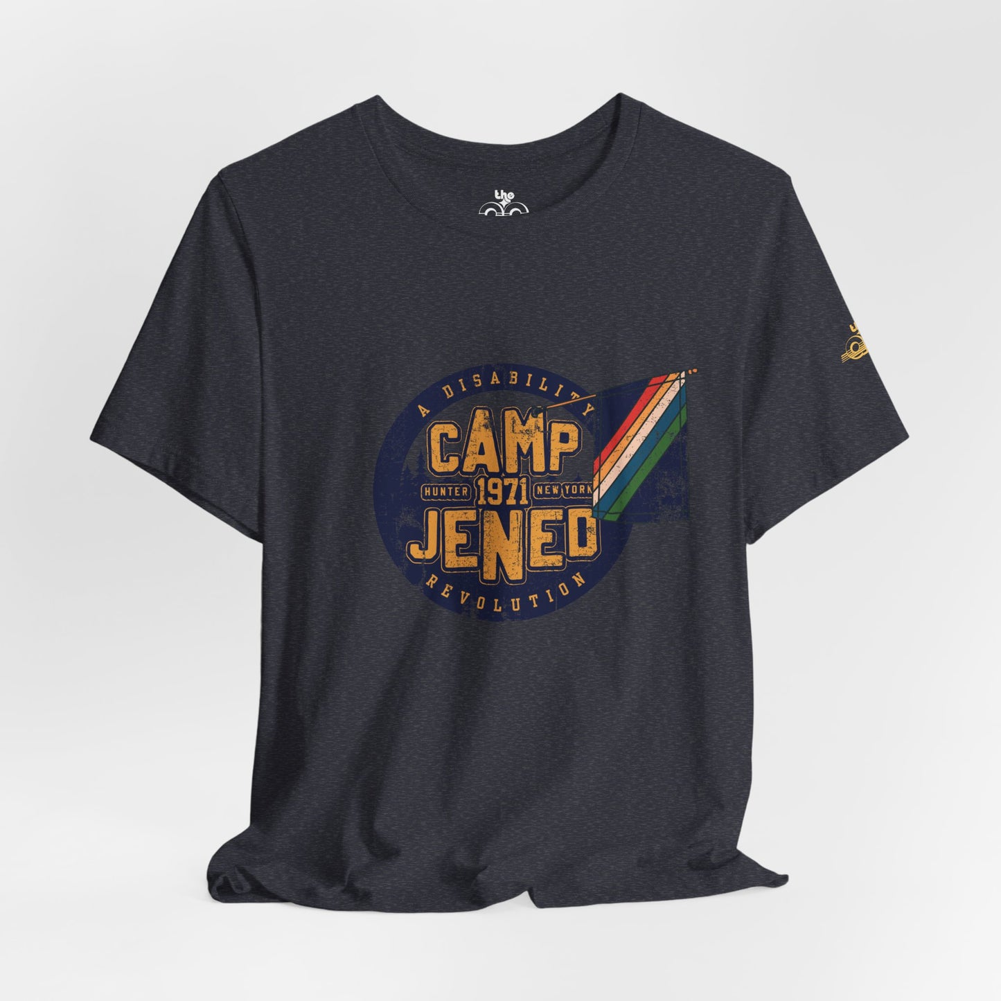 Camp Jened 1971 - A Disability Revolution - Adult Unisex Jersey Short Sleeve Tee