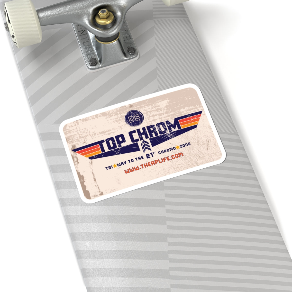 Top Chrom Highway to the Chromo-Zone DS Awareness - Rounded Rectangular Sticker