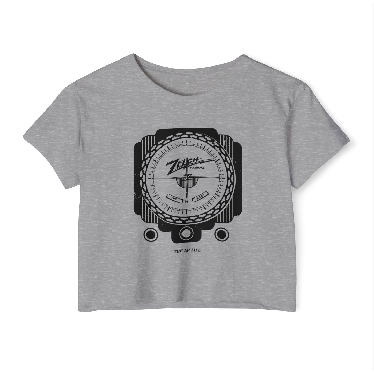 Zilch Tolerance for the R Word - Women's Crop Top Tee