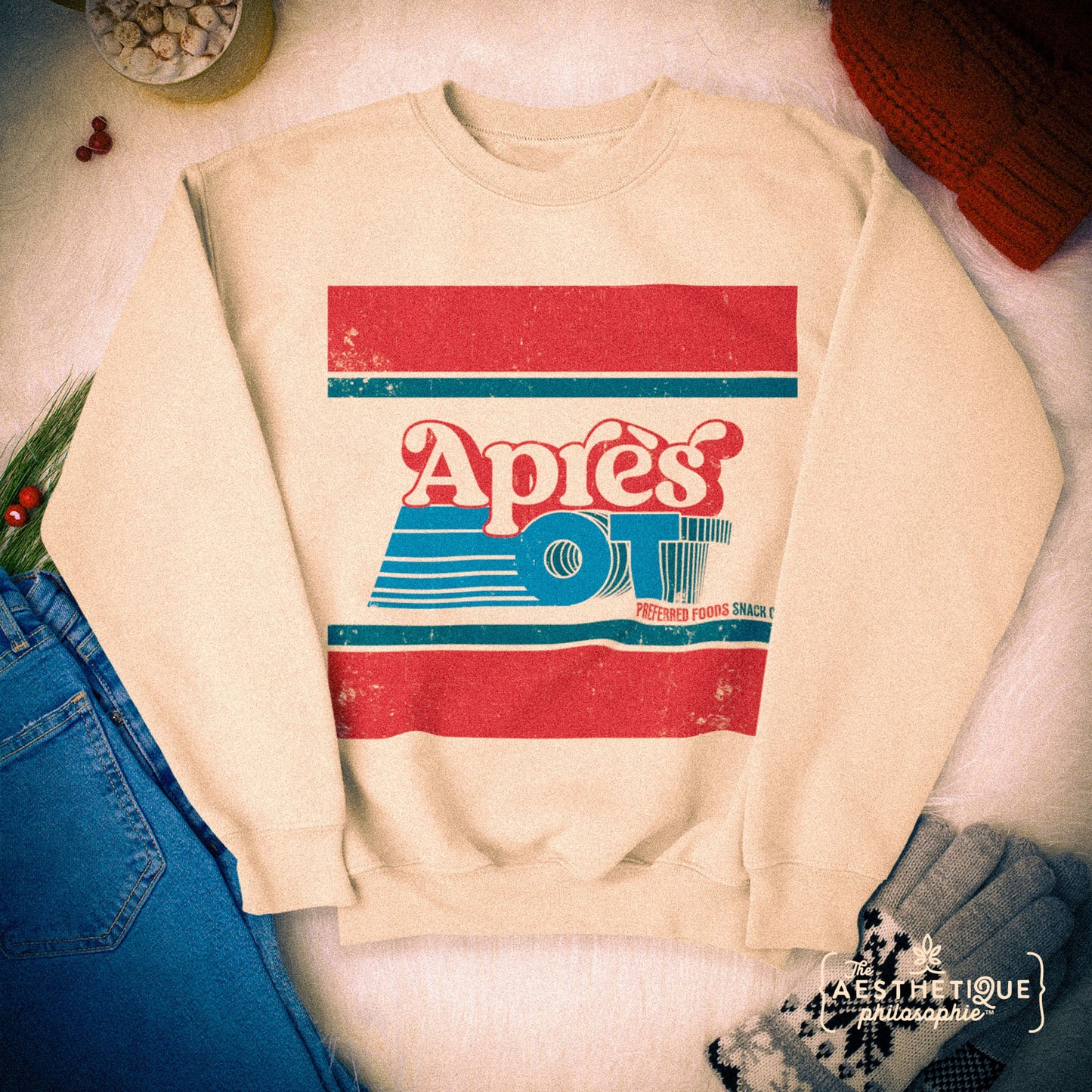 Après OT - Preferred Food Snack Club - Adult Unisex Crewneck Sweatshirt