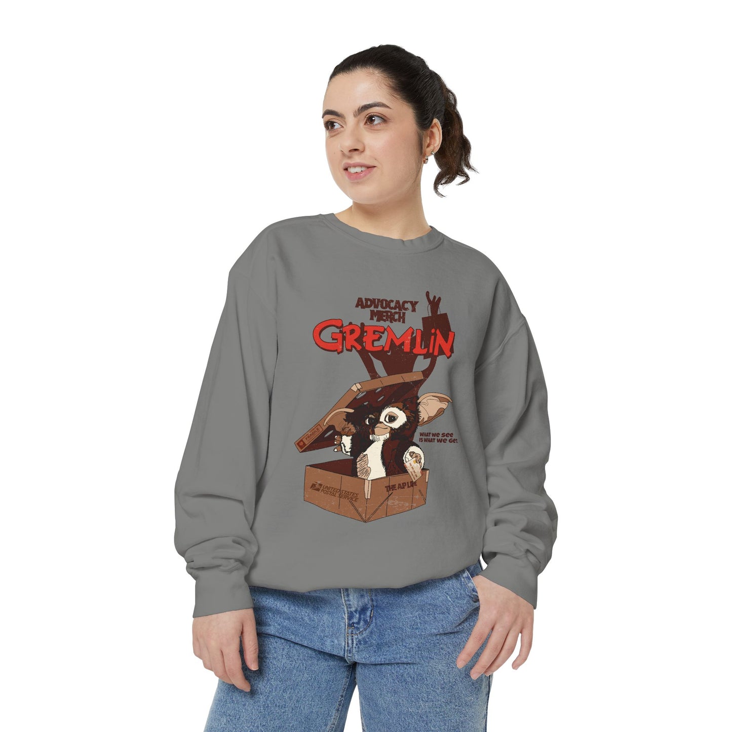 Advocacy Merch Gremlin - Adult Unisex Garment-Dyed Sweatshirt