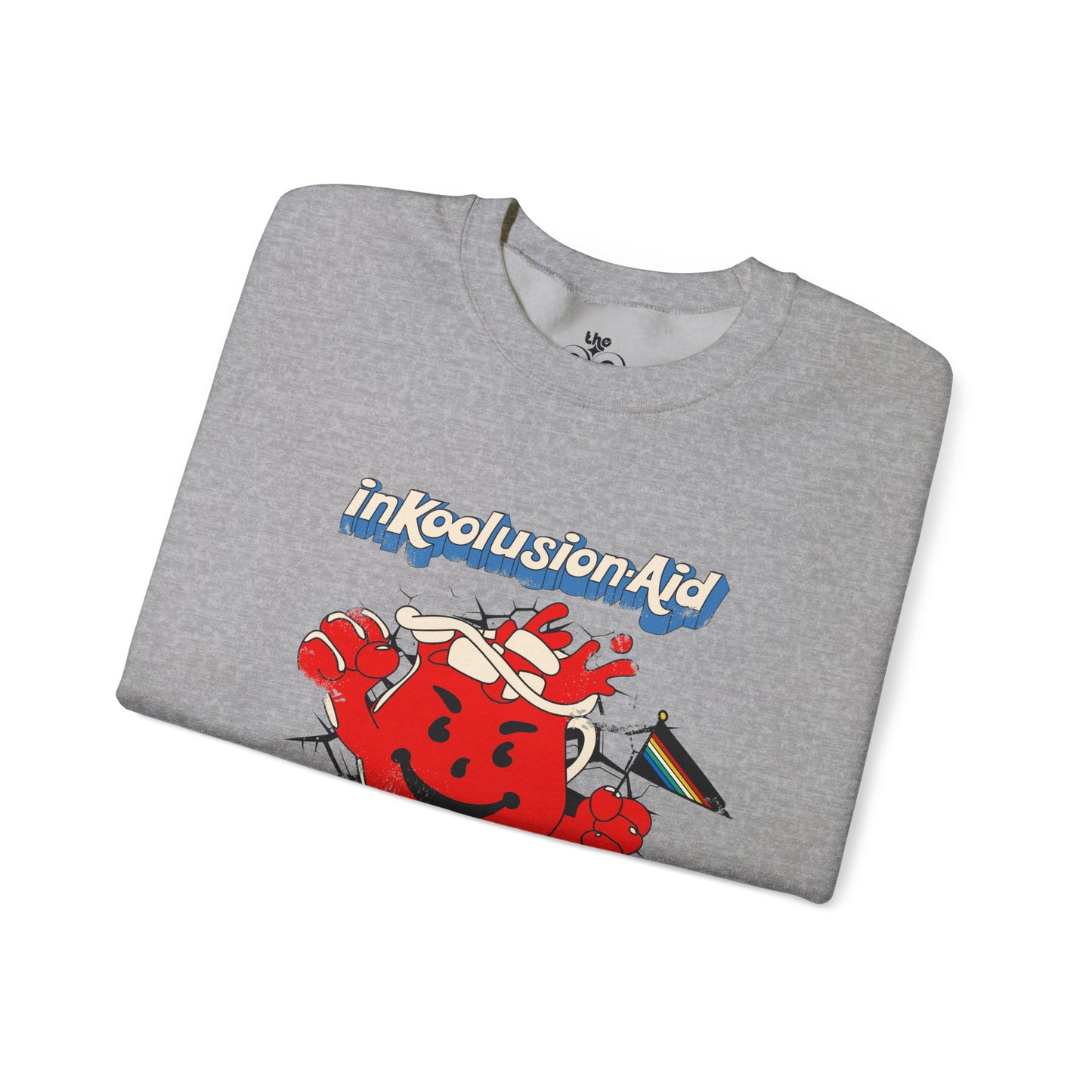 InKoolusion Aid - Breaking Down Barriers to Accessibility & Acceptance - Adult Unisex Heavy Blend™ Crewneck Sweatshirt