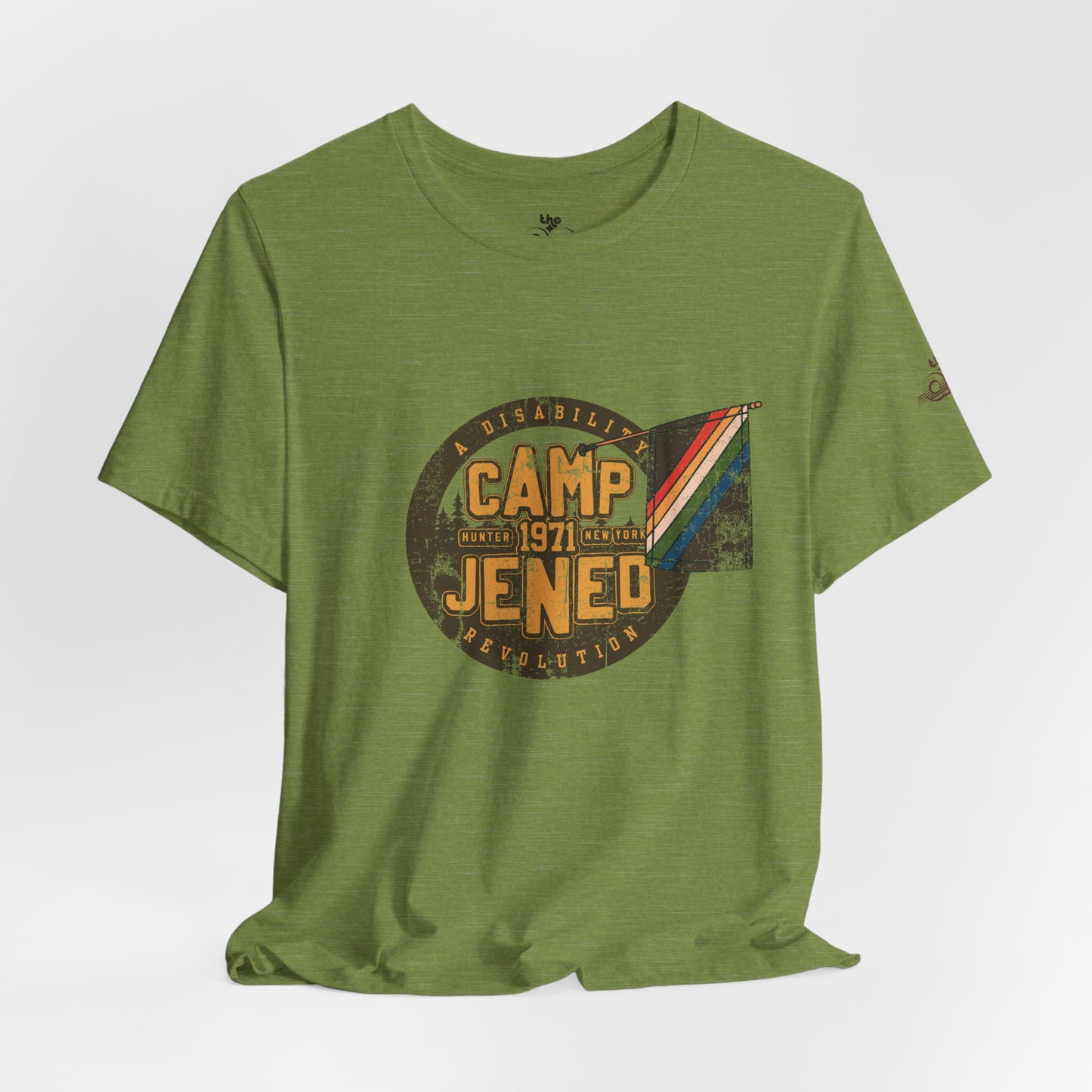 Camp Jened 1971 - A Disability Revolution - Adult Unisex Jersey Short Sleeve Tee