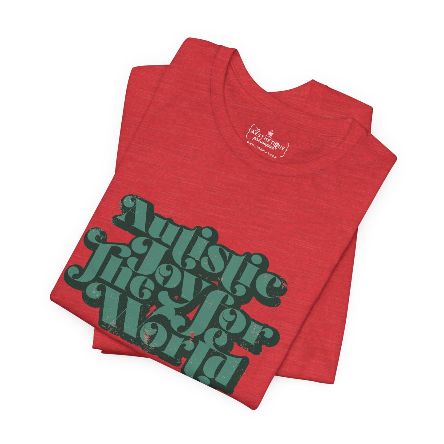 Autistic Joy for the World - Seasonal Style - Unisex Jersey Short Sleeve Tee