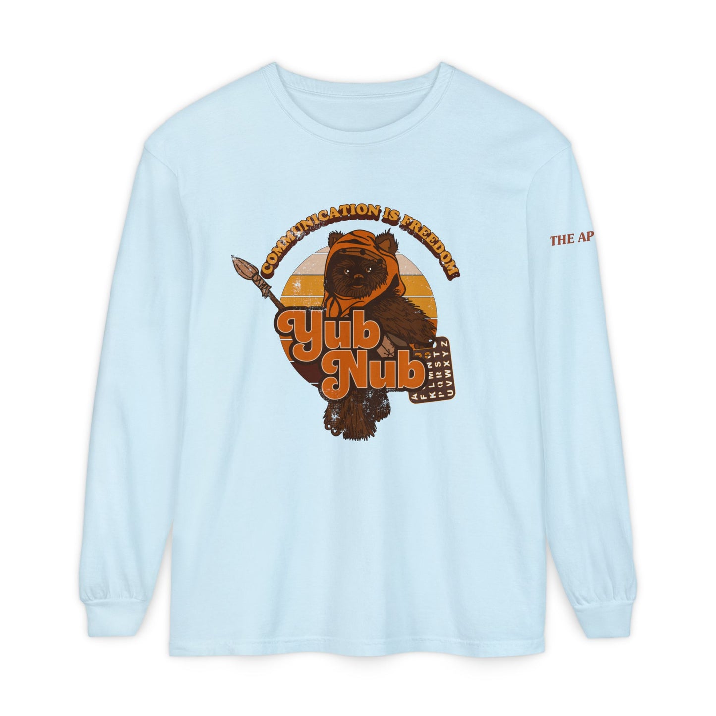 Communication is Freedom - Yub Nub - S2C - Adult Unisex Garment-dyed Long Sleeve T-Shirt