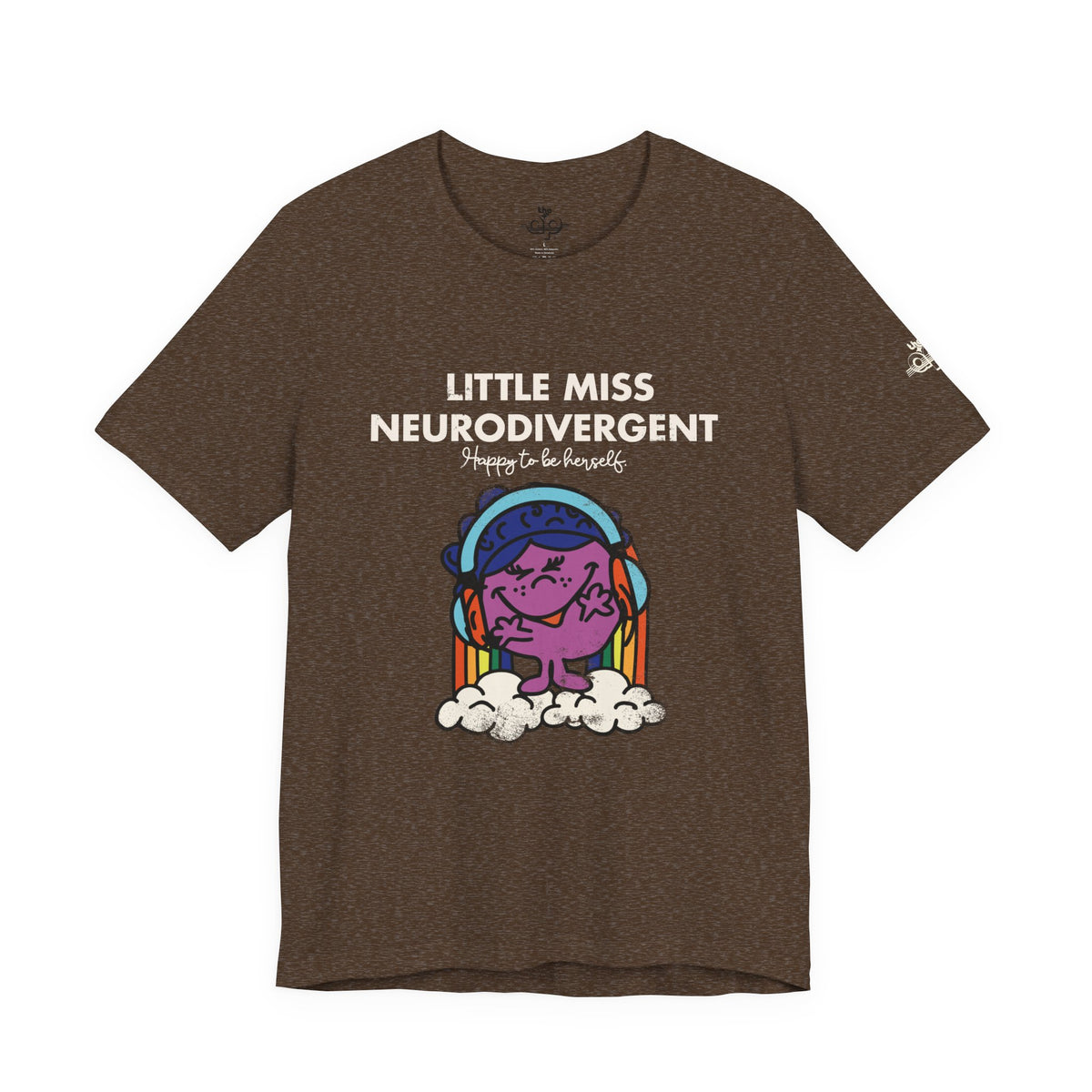 Little Miss Neurodivergent -Adult Unisex Jersey Short Sleeve Tee
