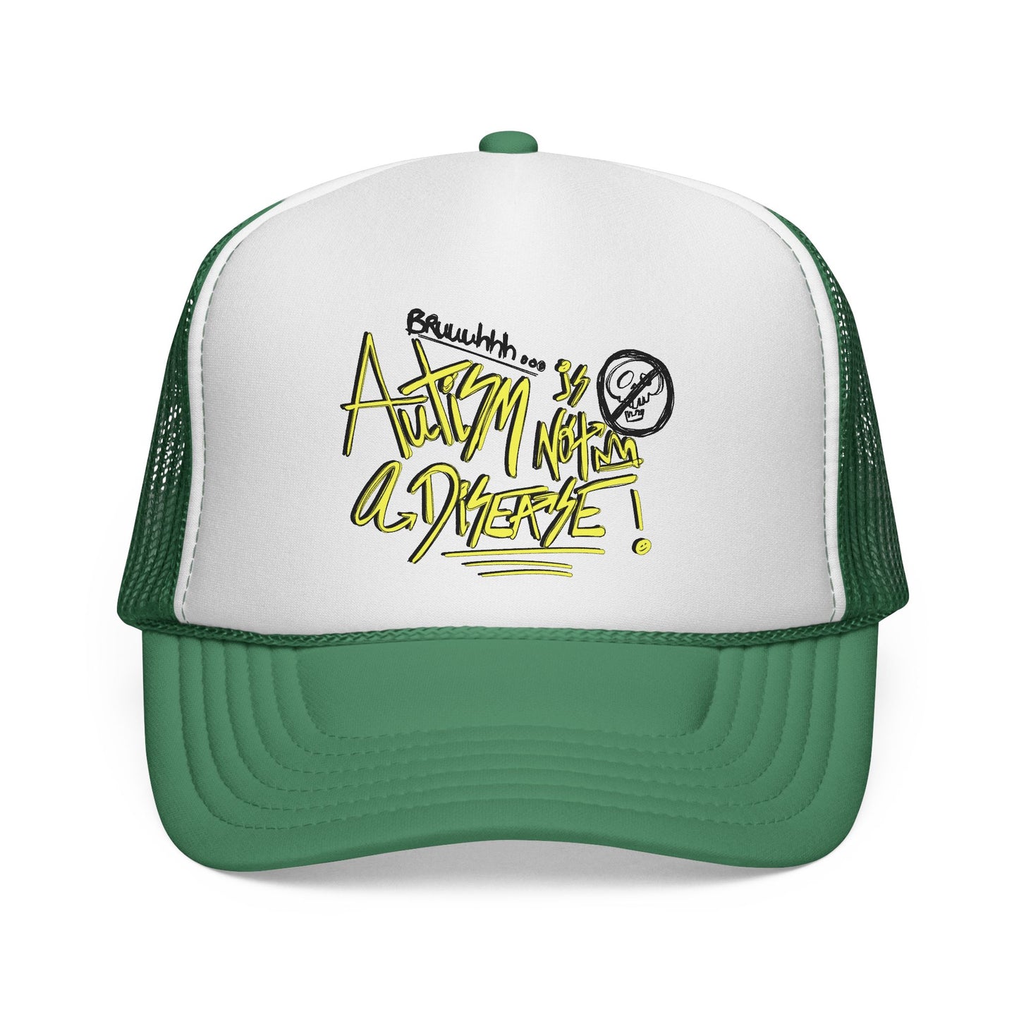 Bruh. Autism is not a Disease - Adult Unisex Trucker Hat